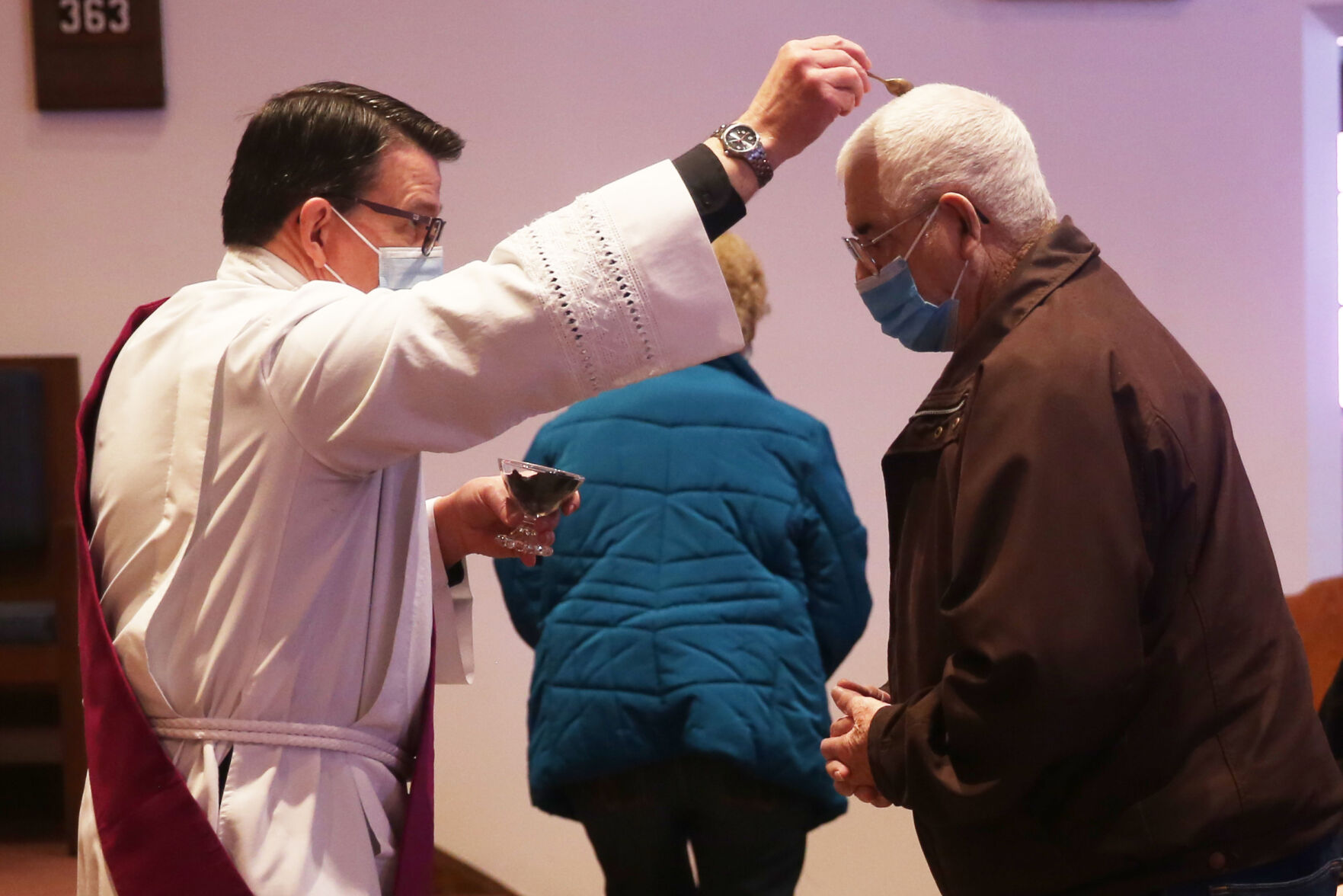 St. John the Baptist Catholic Church held their annual Ash Wednesday